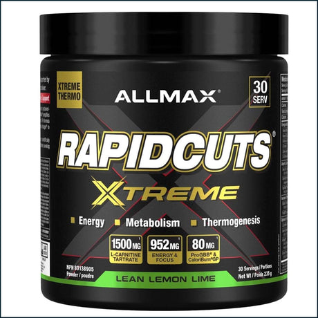 AllMax RapidCuts Extreme Powder, 30 Servings Weight Loss Allmax Nutrition 