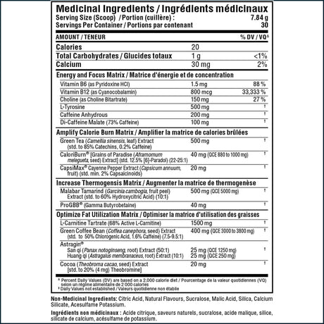 AllMax RapidCuts Extreme Powder, 30 Servings Weight Loss Allmax Nutrition 