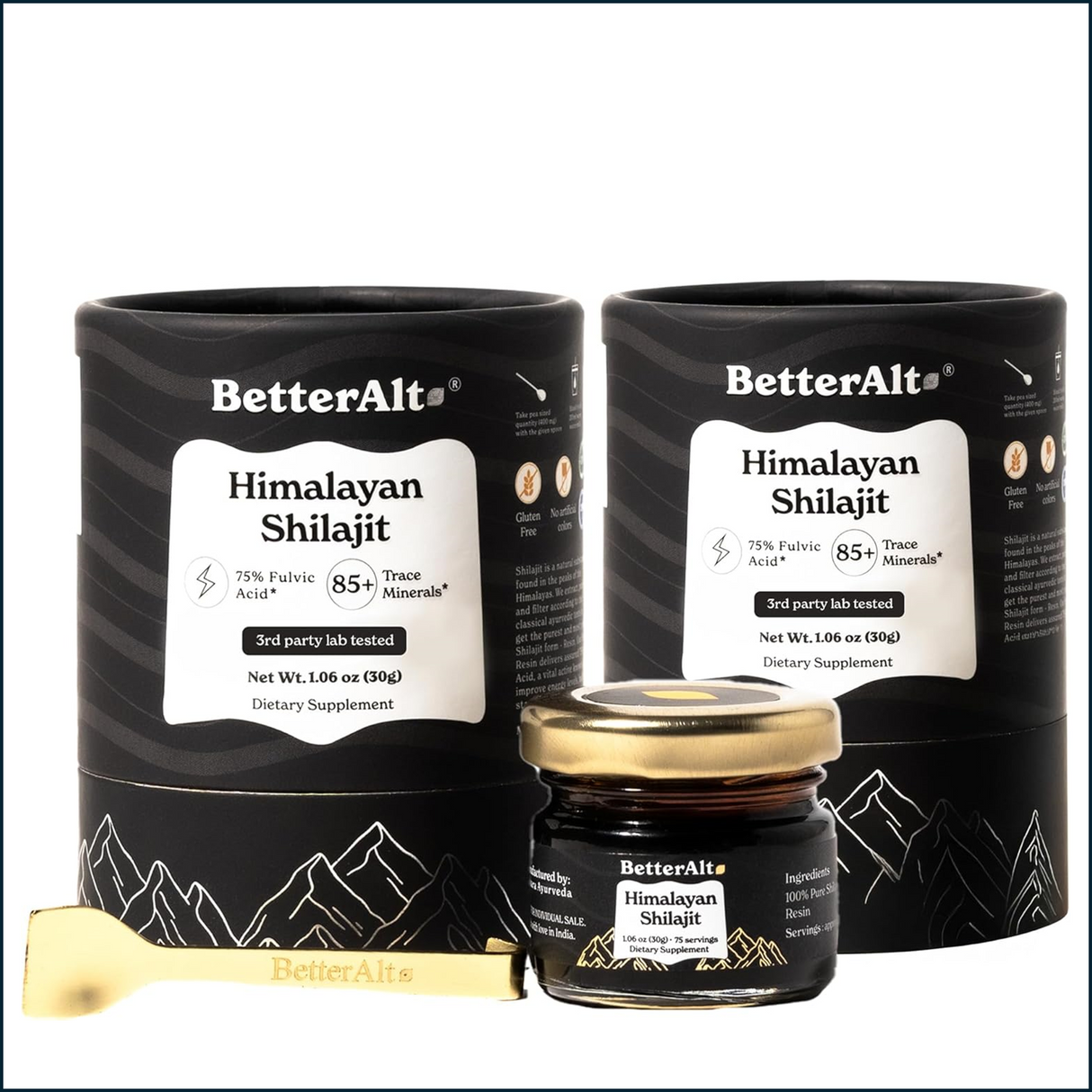 BetterAlt Himalayan Shilajit, 2 x 30g