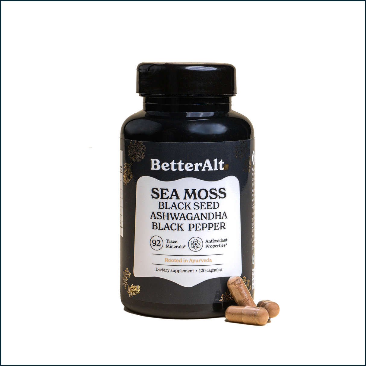 BetterAlt Sea Moss, 120 Capsules