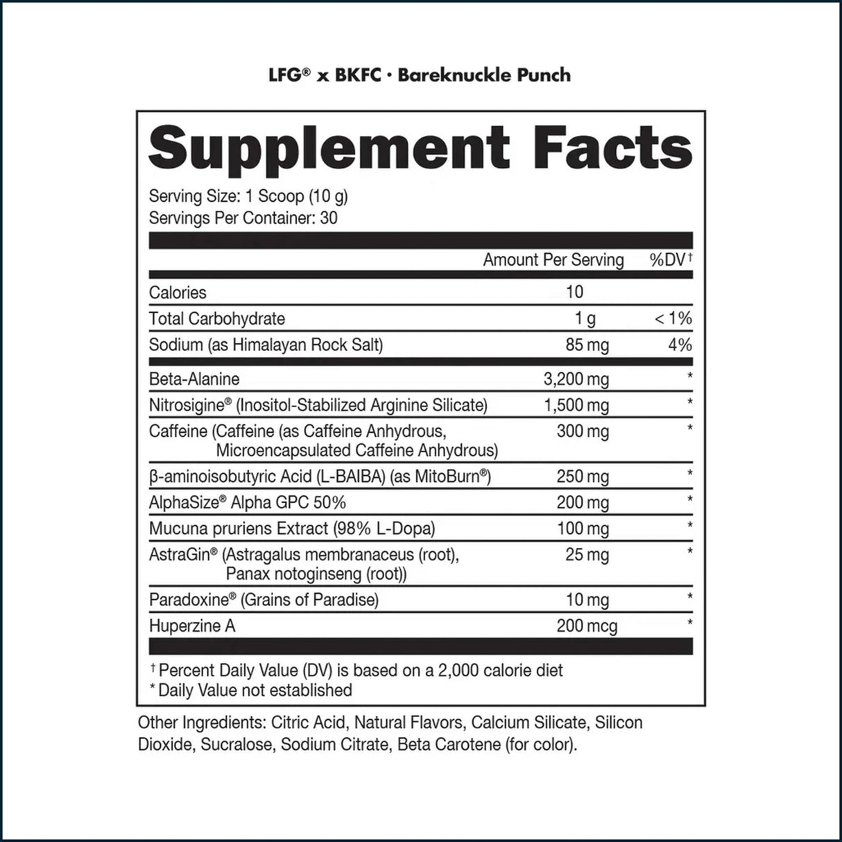 Bucked Up LFG Burn Pre-Workout, 30 Servings Pre-Workout Bucked Up 