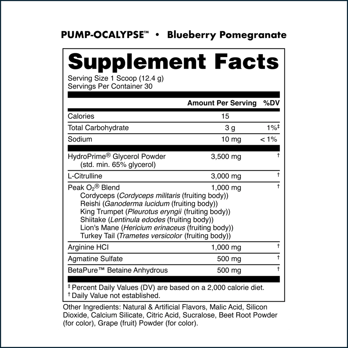 Bucked Up Pump-Ocalypse, 30 Servings