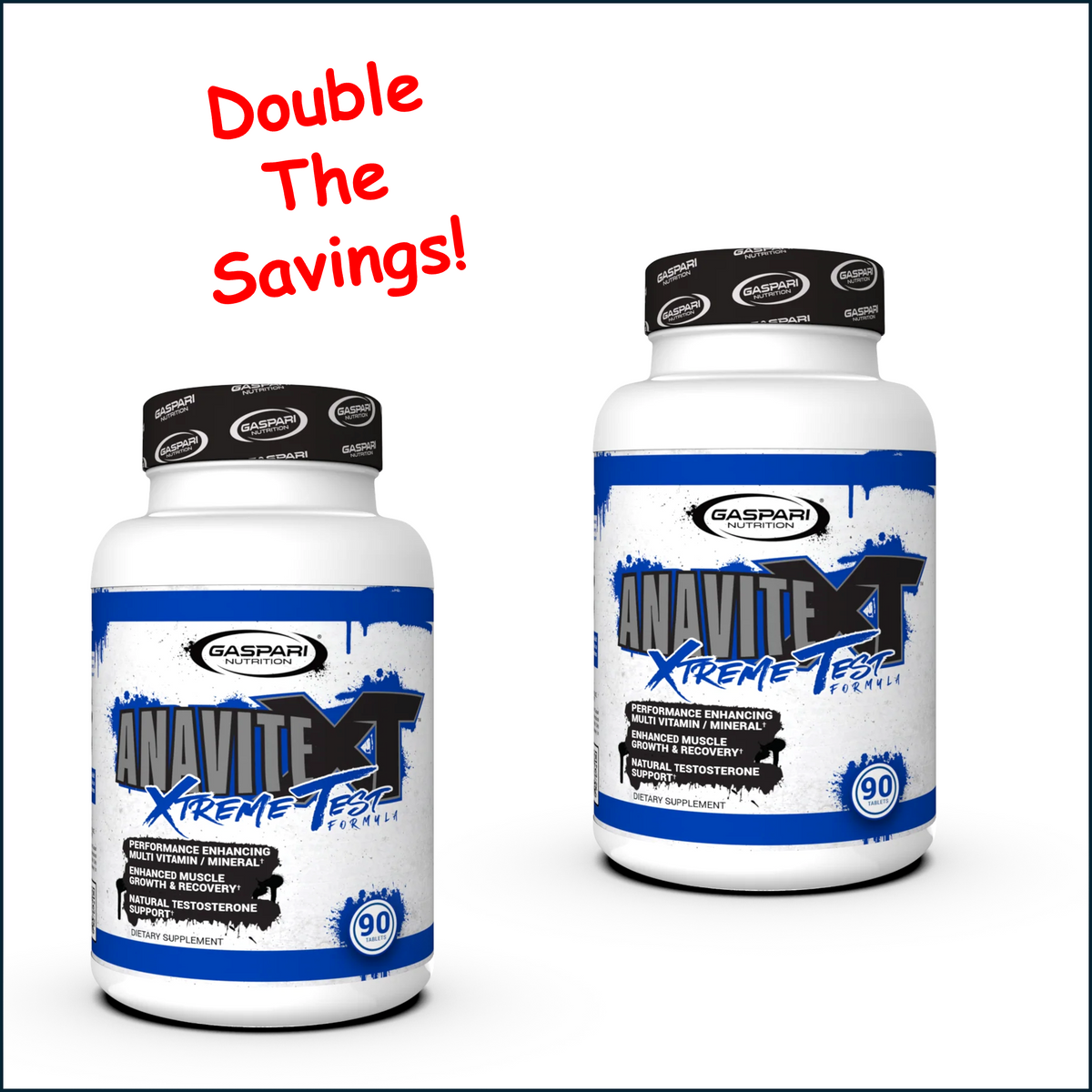 Gaspari Rapper Gaspari Anavite XT, 2 x 90 Tablets