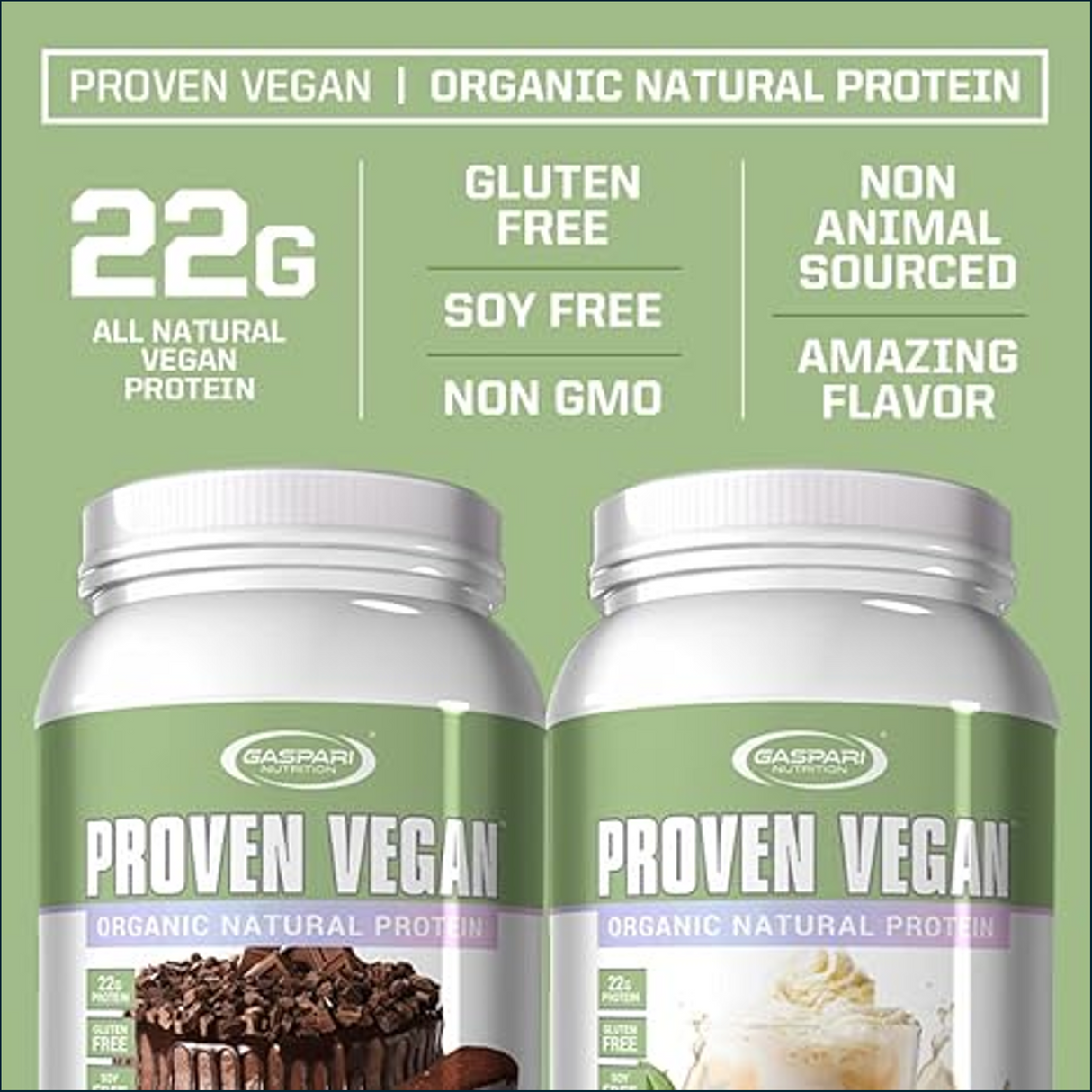 Gaspari Nutrition Proven Vegan, 2lbs