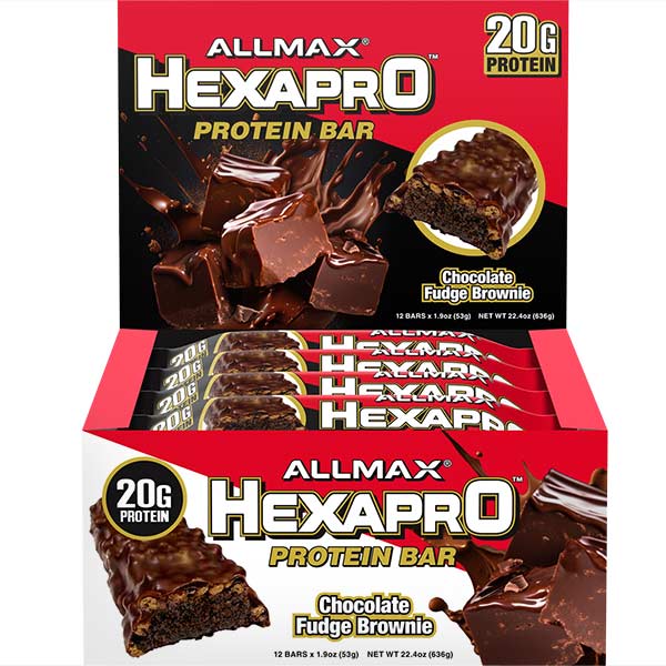 AllmaxHexaproProteinBar-Boxof12