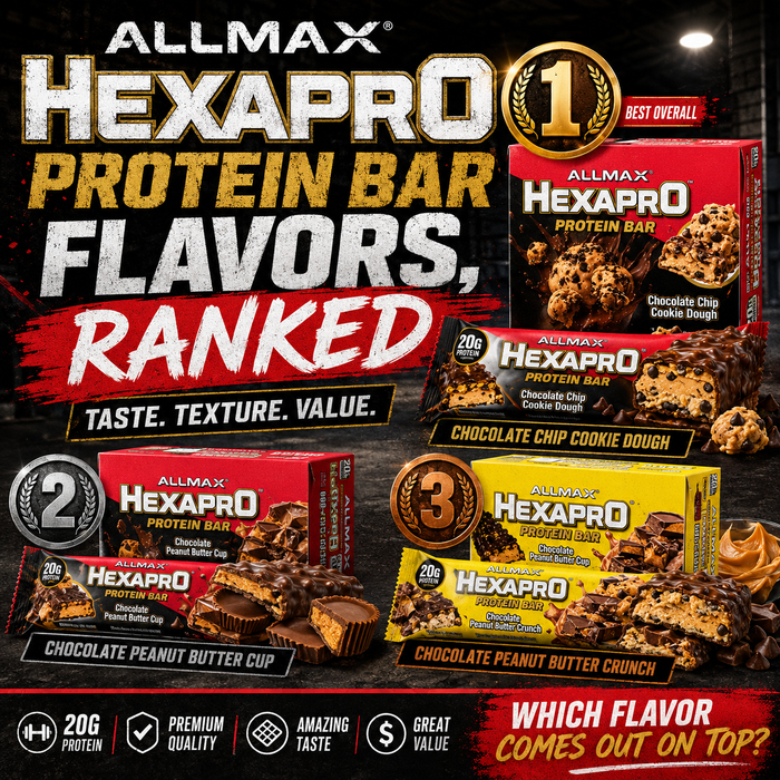 Hexapro Protein Bar flavors ranked