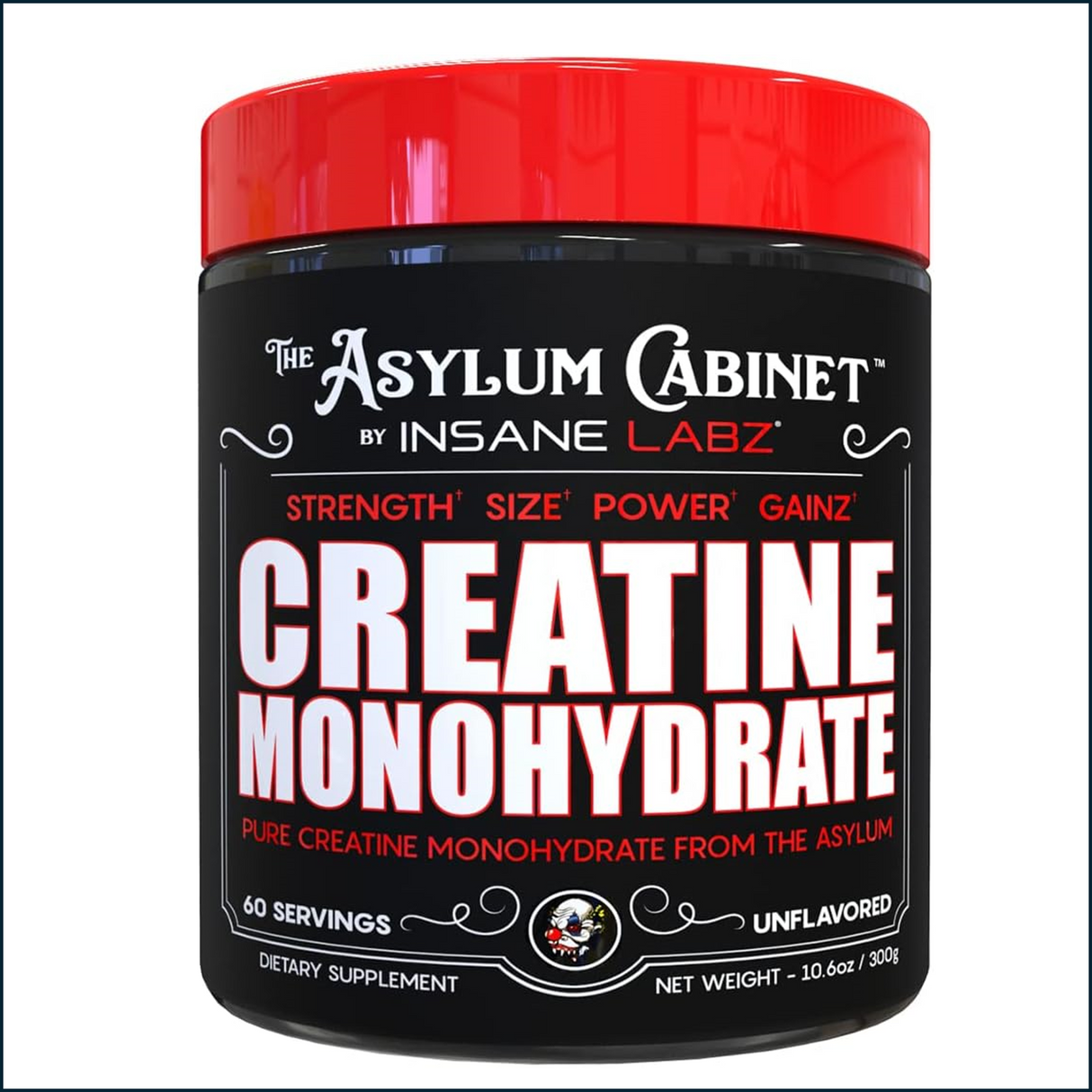 Insane Labz Creatine Monohydrate, 60 Servings