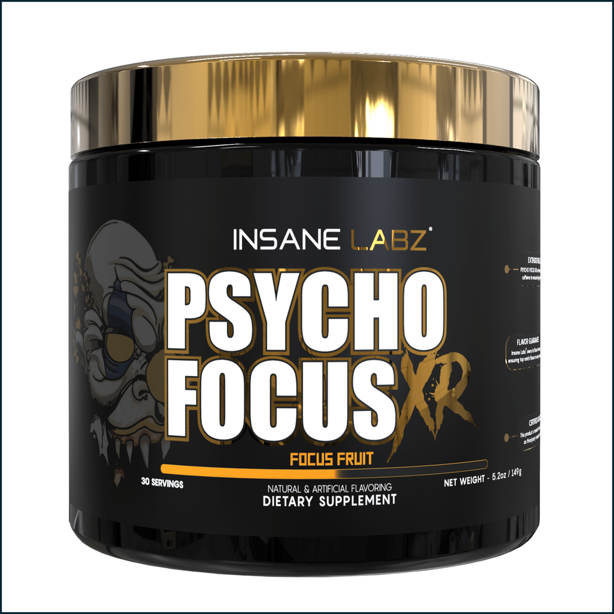 Insane Labz Psycho Focus XR, 30 Servings