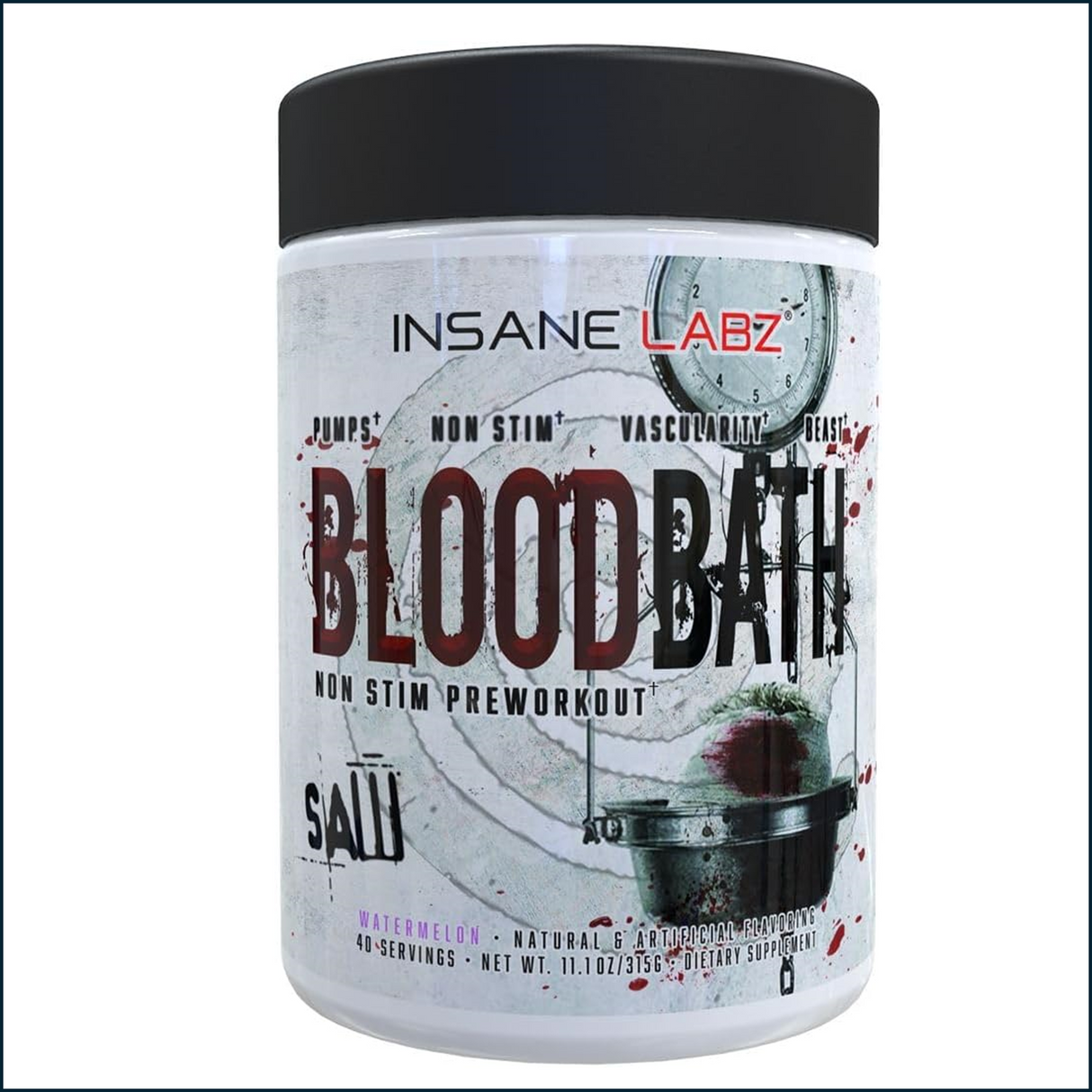 Insane Labz BloodBath Non-Stim Pre-workout, 40 Servings
