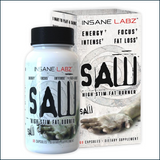 Insane Labz Saw High Stim Fat Burner, 60 Capsules