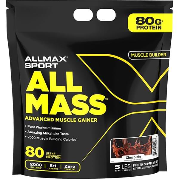 Allmax AllMass Advanced Muscle Mass Gainer, 5lbs - 24serv