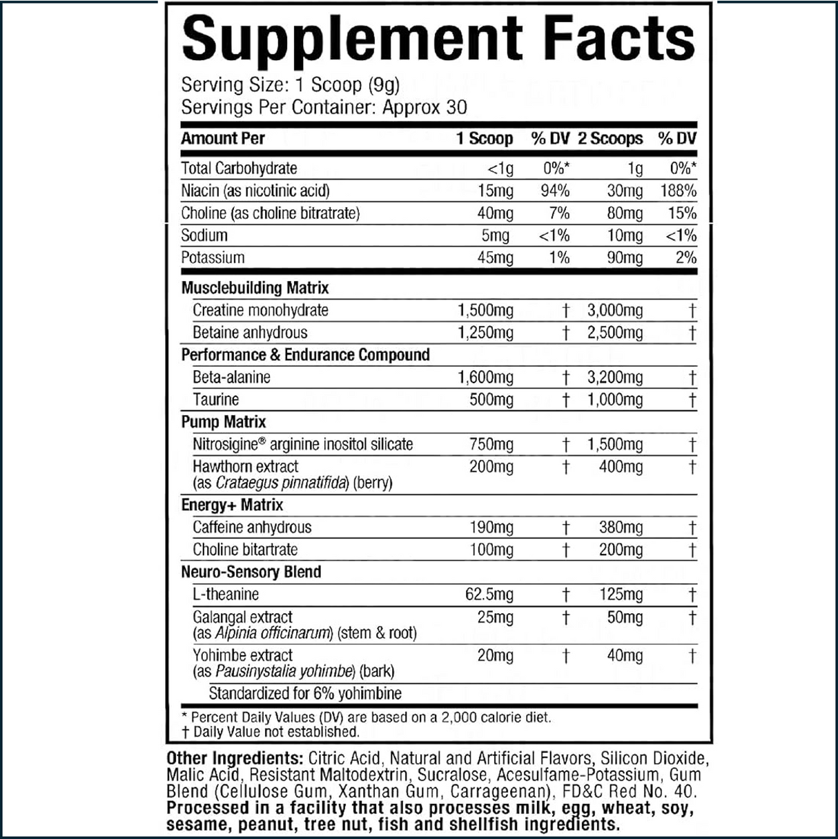 Muscleteh VaporX5 Pre-workout, 30 Servings