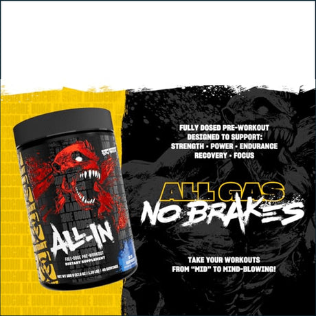 Mutant All-In Full-Dose Pre-Workout, 40/20 Servings Pre-Workout Mutant 
