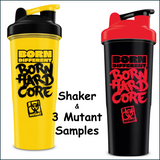 Mutant Born Different Born Hardcore Shaker, 1L + 3 Mutant Samples