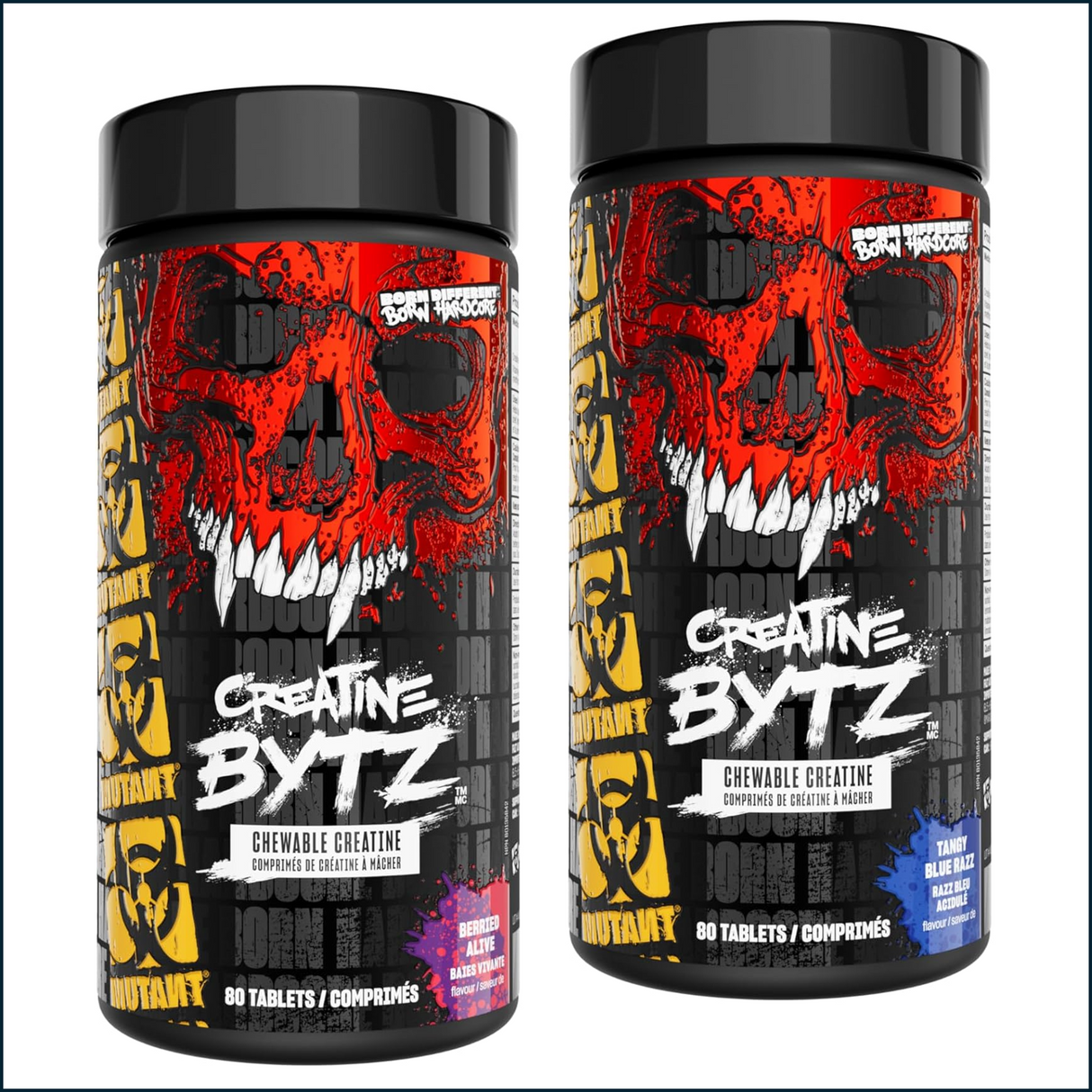 Mutant Creatine Bytz, 2 x 80 Chewable Tablets