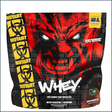 Mutant Whey protein package with a red and black design on a white background
