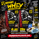 Mutant Whey Extreme, 4lbs