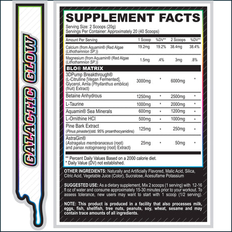 MyoBlox Blo Muscle Pump Pre-workout, 20/40 Servings Pre-Workout MyoBlox 