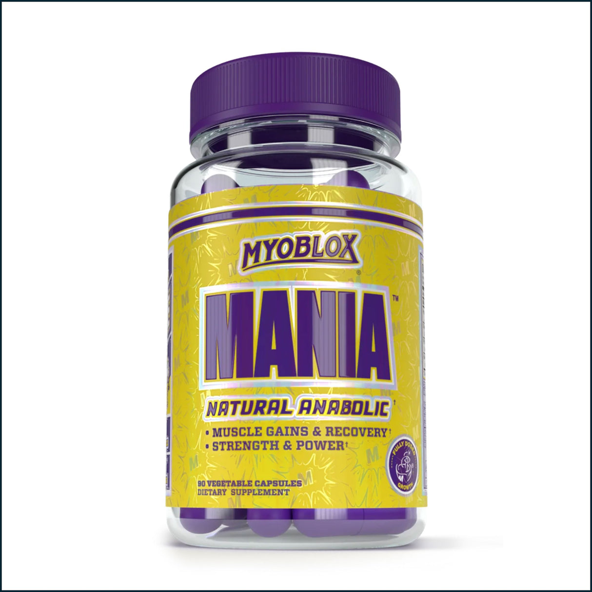MyoBlox Mania Test Booster, 90 Capsules Testosterone Boosters MyoBlox 