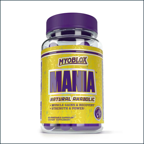 MyoBlox Mania Test Booster, 90 Capsules Testosterone Boosters MyoBlox 