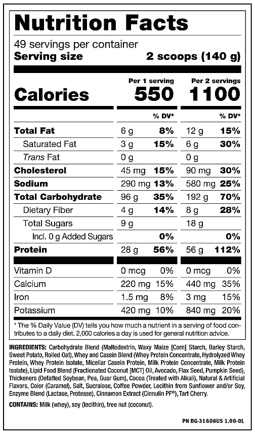 Mutant Mass, 15lbs - 49 Servings