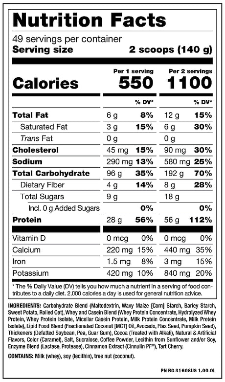 Mutant Mass, 15lbs - 49 Servings