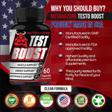 Nutraazone Testosterone Up For Men, 90 Capsules