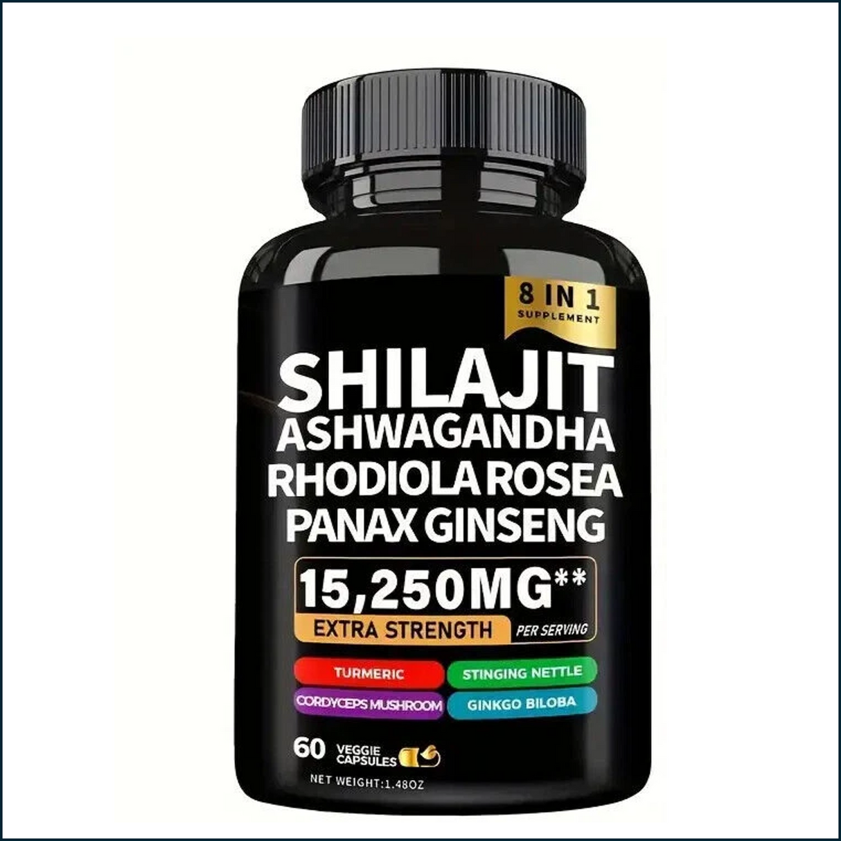 NutraFemi NaturalRX Shilajit, 60 Veggie Capsules