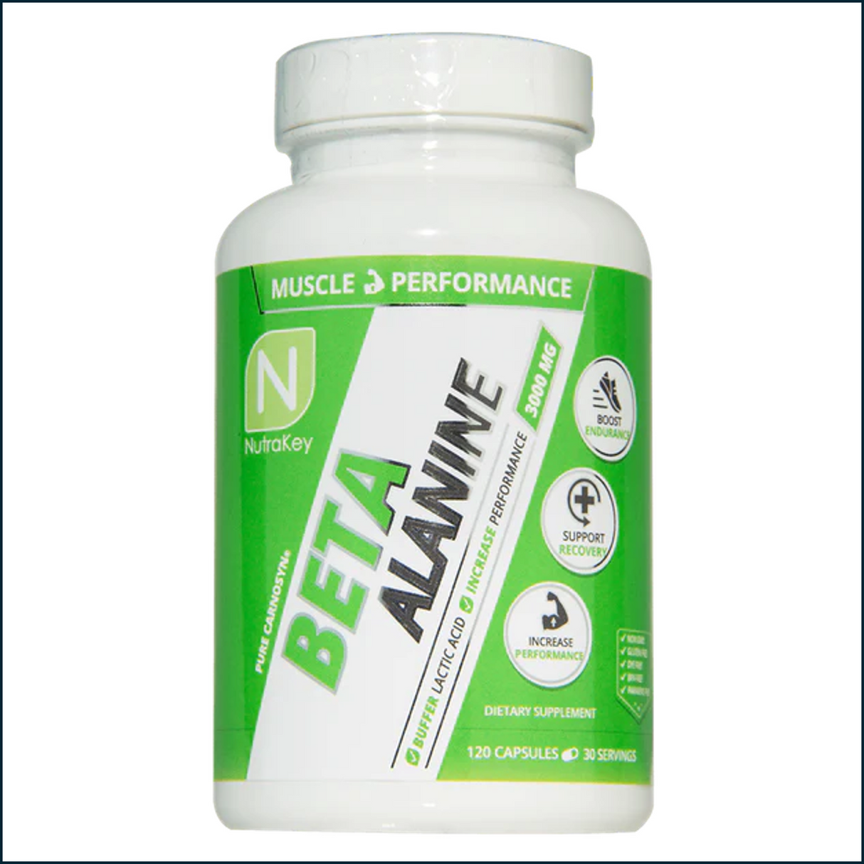 Nutrakey Beta Alanine, 120 Capsules