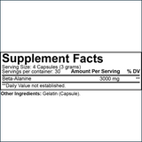 Nutrakey Beta Alanine, 120 Capsules
