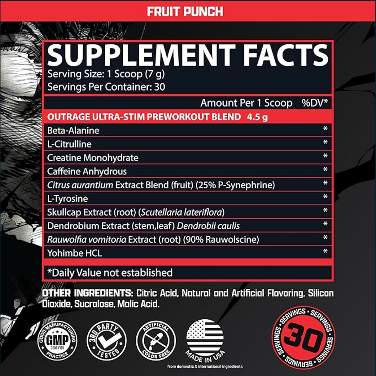 Nutrex OutRage, 2 x 30 Servings - Free Shaker