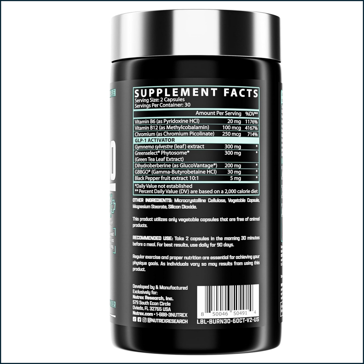 Nutrex Burn30 GLP1+, 30 Capsules