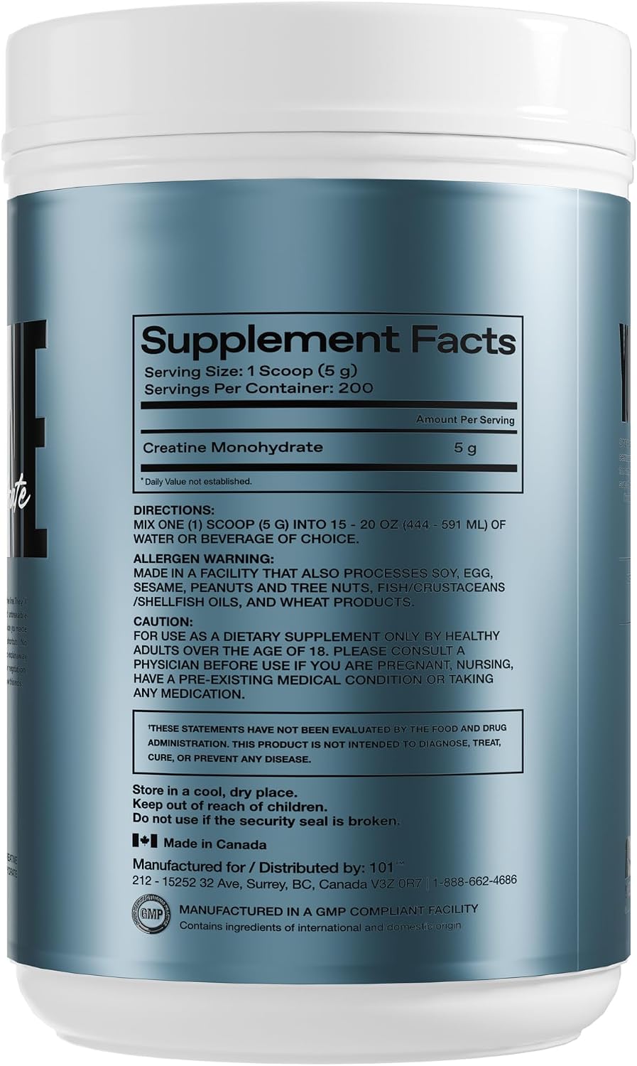 One of One Creatine Monohydrate, 200 Servings