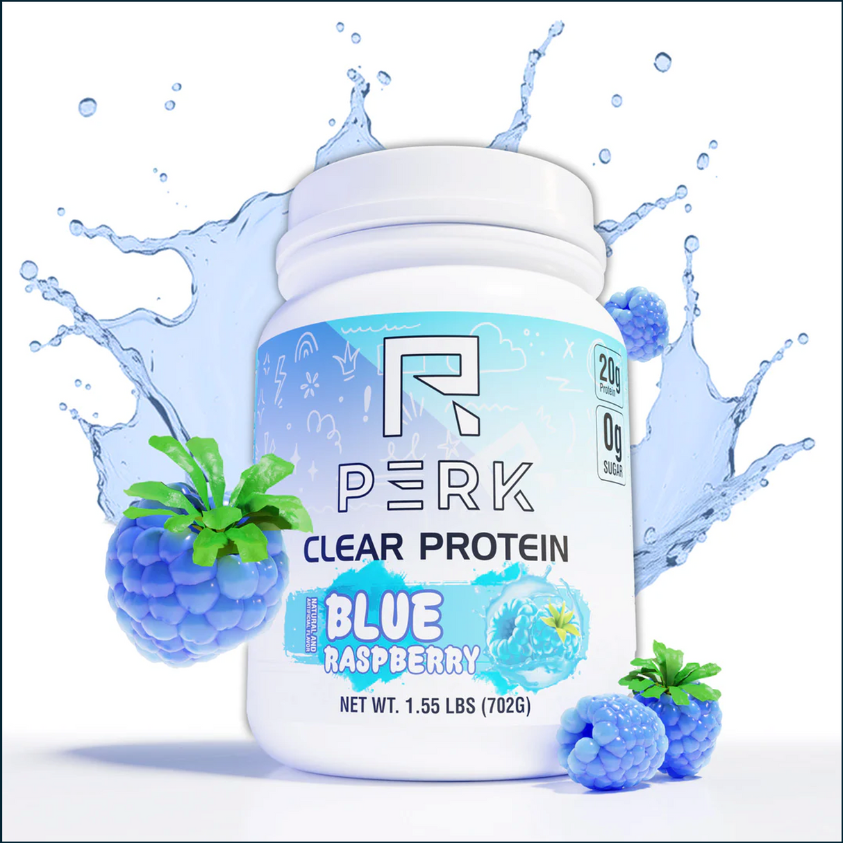 Perk Clear Protein, 2 x 1.55lbs