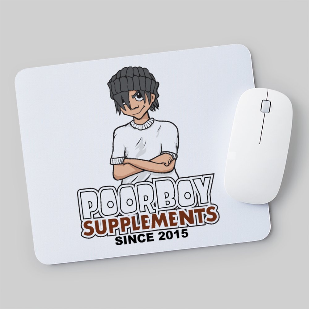 Custom PoorBoySupplements.com Mouse Pad