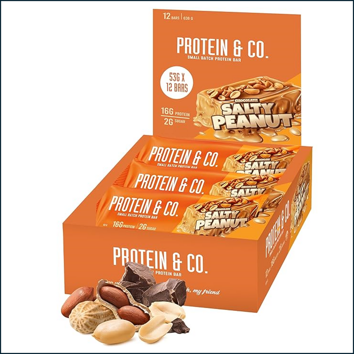 Nutraphase Protein & Co Protein Bar, Box of 12