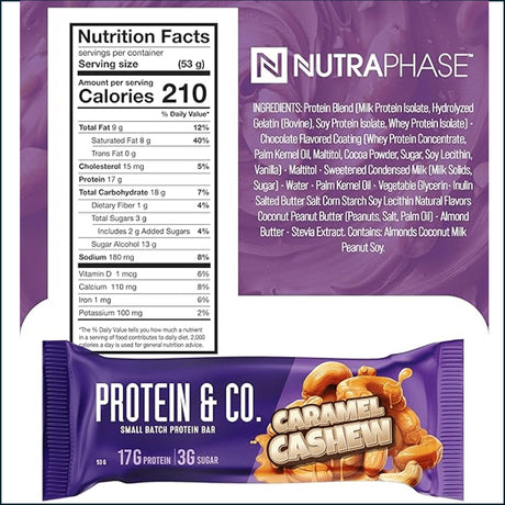Nutraphase Protein & Co Protein Bar, Single Bar Bars, Cookies & Snacks Nutraphase 