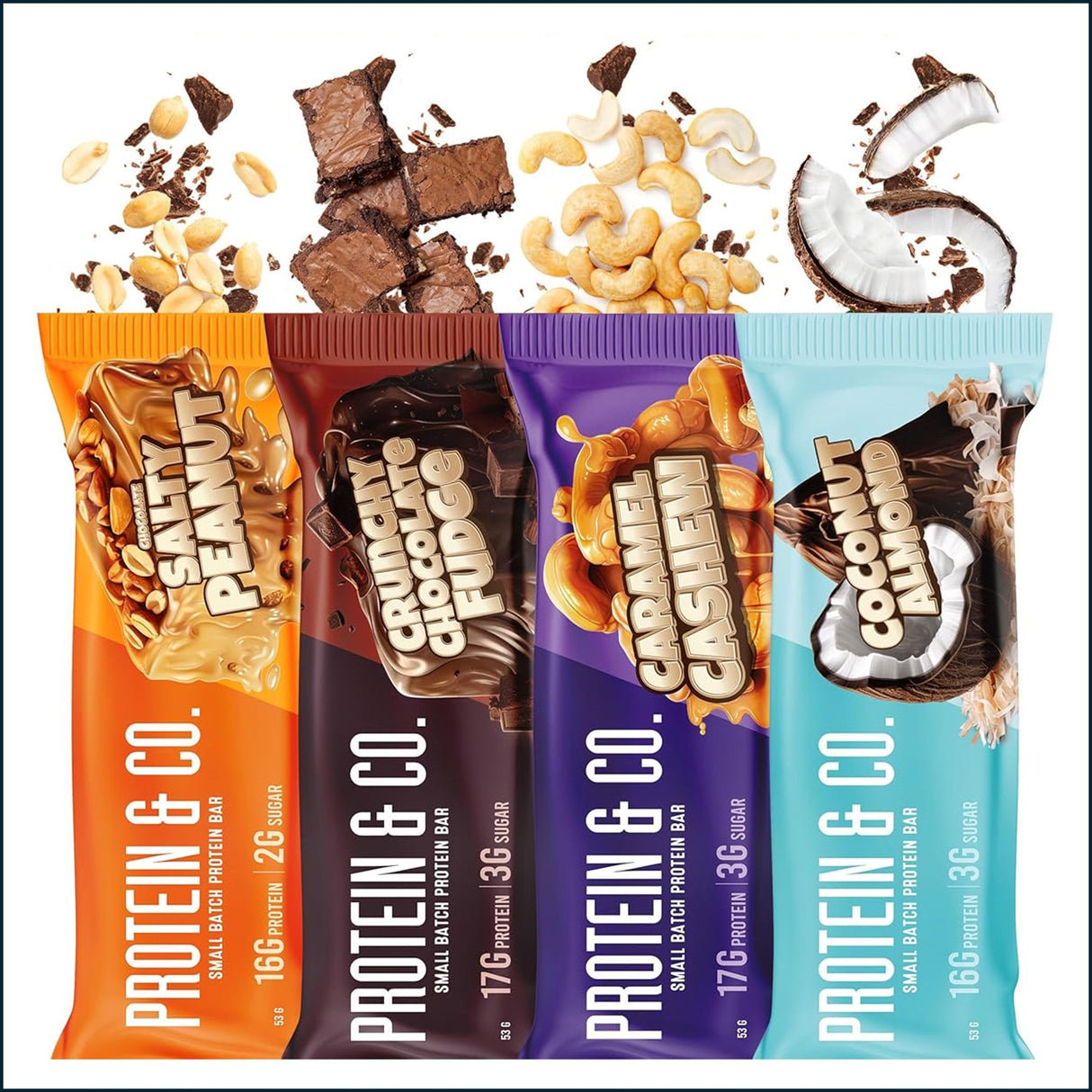 Nutraphase Protein & Co Protein Bar, 2 Boxes of 12 (Mix & Match) Bars, Cookies & Snacks Nutraphase 