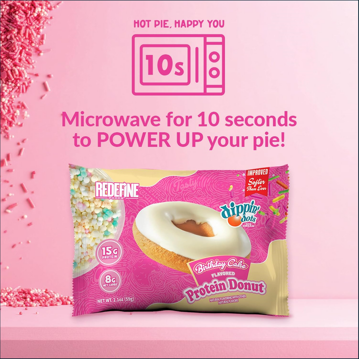 Redefine Protein Donuts, 8 Pack