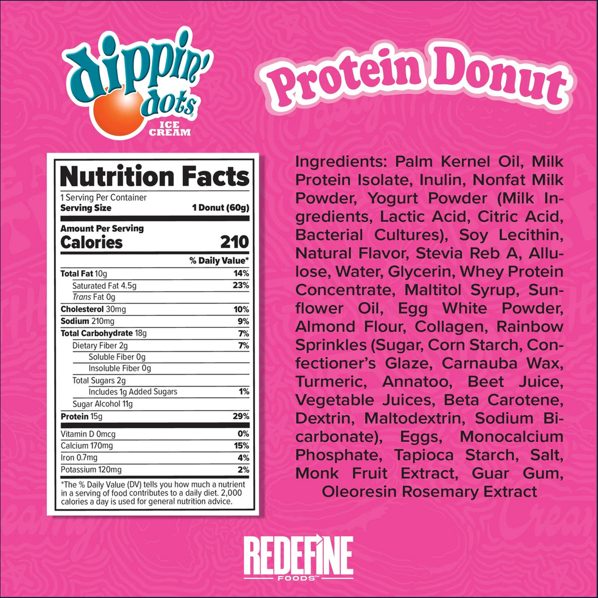 Redefine Protein Donuts, 8 Pack