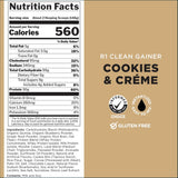 Rule 1 R1 Clean Gainer, 10lbs - 30 Servings Weight Gainer Rule1 