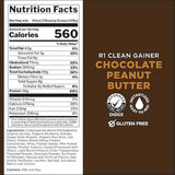 Rule 1 R1 Clean Gainer, 5lbs - 15 Servings Weight Gainer Rule1 