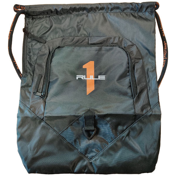 Rule1 Drawstring Bag, Black