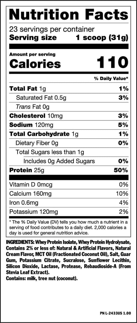 Mutant ISO Surge, 1.6lbs