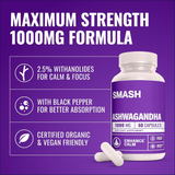 Smash Ashwagandha, 60 Capsules