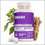 Smash Ashwagandha, 60 Capsules Vitamins | Herbs Smash 