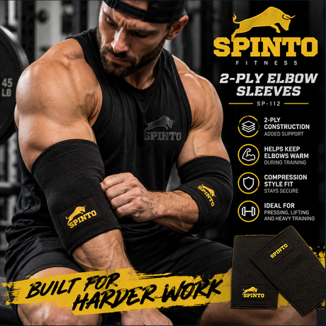 Spinto Fitness 2-Ply Elbow Sleeves, SP-112
