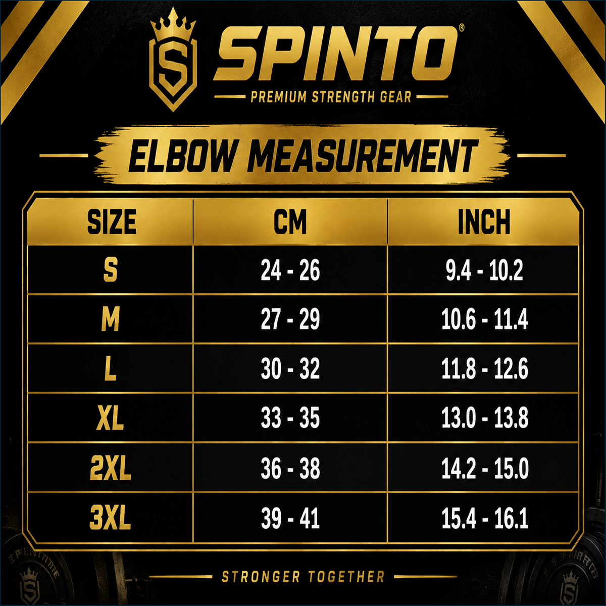 Spinto Fitness 2-Ply Elbow Sleeves, SP-112