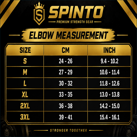 Spinto Fitness 2-Ply Elbow Sleeves, SP-112