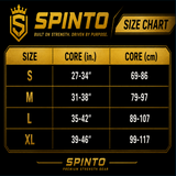 Spinto Fitness 6" Padded Foam Core Belt, SP-73